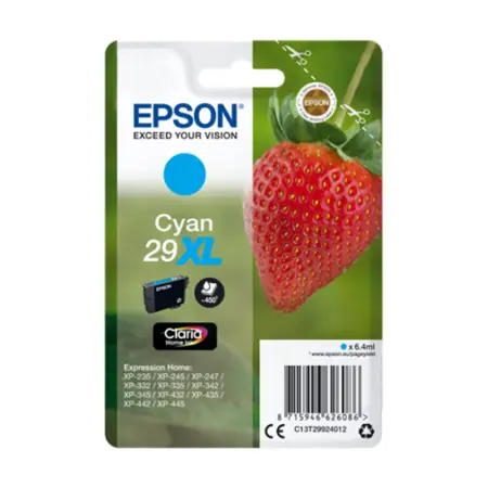 Tusz Epson T29 XL do XP-235/332/335/432 6,4 ml Cyan