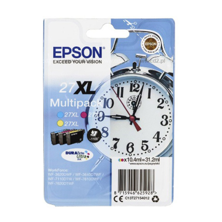 Tusz Epson T2715 XL  do WF-3620DWF | 3 x 10.4ml |   CMY