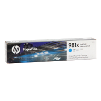 Tusz HP 981XL do PageWide Color 556dn | 10 000 str. | cyan