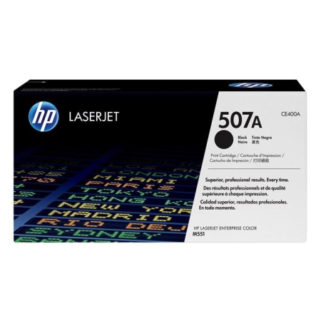 Oryginalny Toner Black HP LaserJet Enterprise 500 Color M551, M575, Pro 500 M570 (507A CE400A)