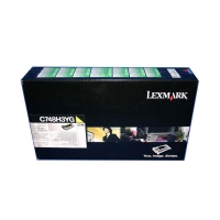 Oryginalny Toner Yellow Lexmark C748 (C748H3YG)