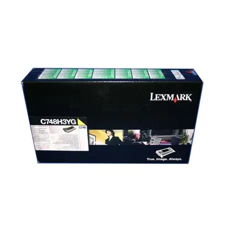 Oryginalny Toner Yellow Lexmark C748 (C748H3YG)