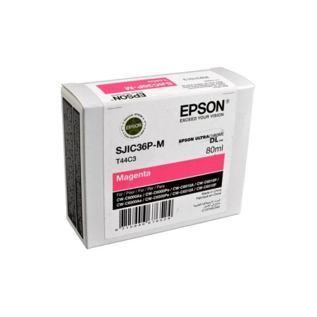 Oryginalny Tusz Magenta Epson SJIC36PM, SJI-C36PM, SJIC-36PM (T44C3, C13T44C340)