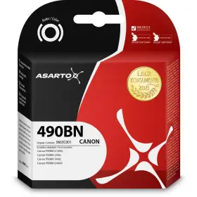 Tusz Asarto do Canon 490BN | 0663C001 | 140ml | black