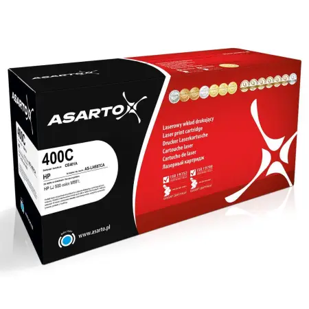 Toner Asarto do HP 400C | CE401A | 6000 str. | cyan-4440609